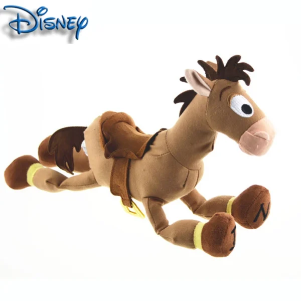 Disney Toy Story Plush Doll para crianças, Woody, xerife, baixo, bullseye, bichos de pelúcia, cavalo fofo, desenhos animados, 25cm, presente de aniversário